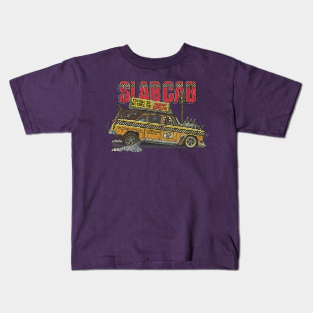 Weird Wheels Slab Cab 1980 Kids T-Shirt by JCD666
